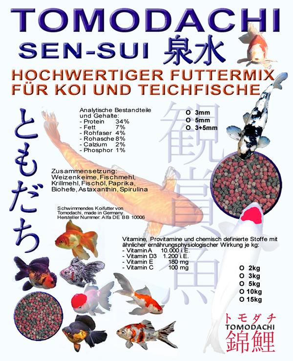 Hochwertige Futtersorten machen diesen Koimix zu einem unverzichtbaren Futterspass für Kois und Teichfische