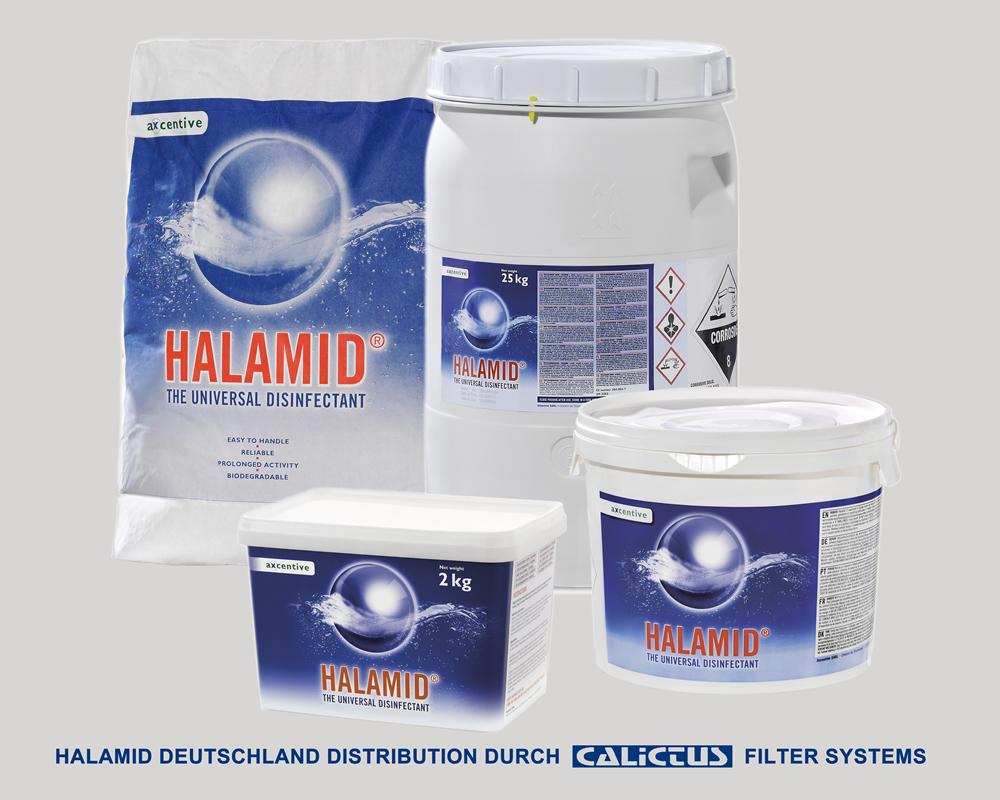 Halamid in der Aquakultur und am Koiteich wirkt effektiv gegen alle bekannten und gefährlichen Bakterien und Viren mit dem Wirkstoff Chloramin-T