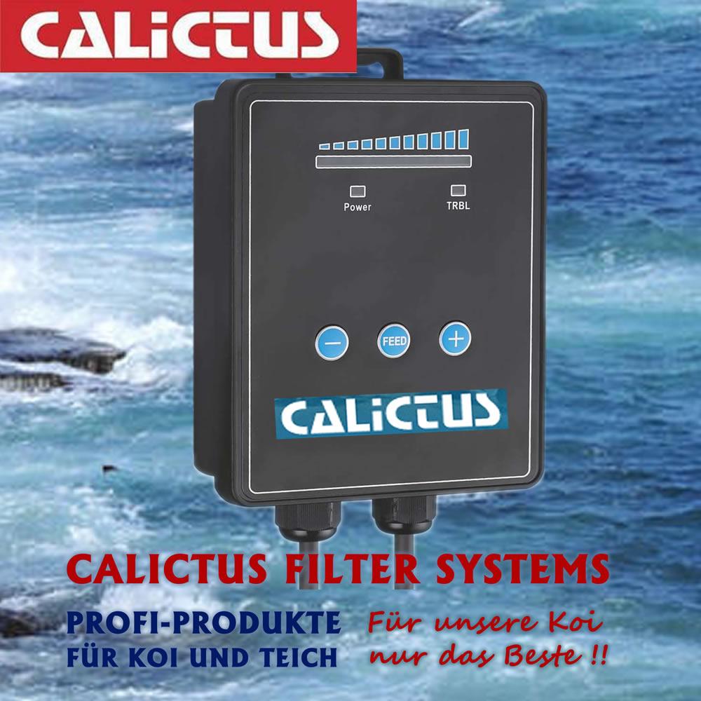 Calictus Filter Systems baut seit über 30 Jahren zuverlässige Teichpumpen. Diese regelbare Filterpumpe ist energiesparend und besonders leistungsstark.