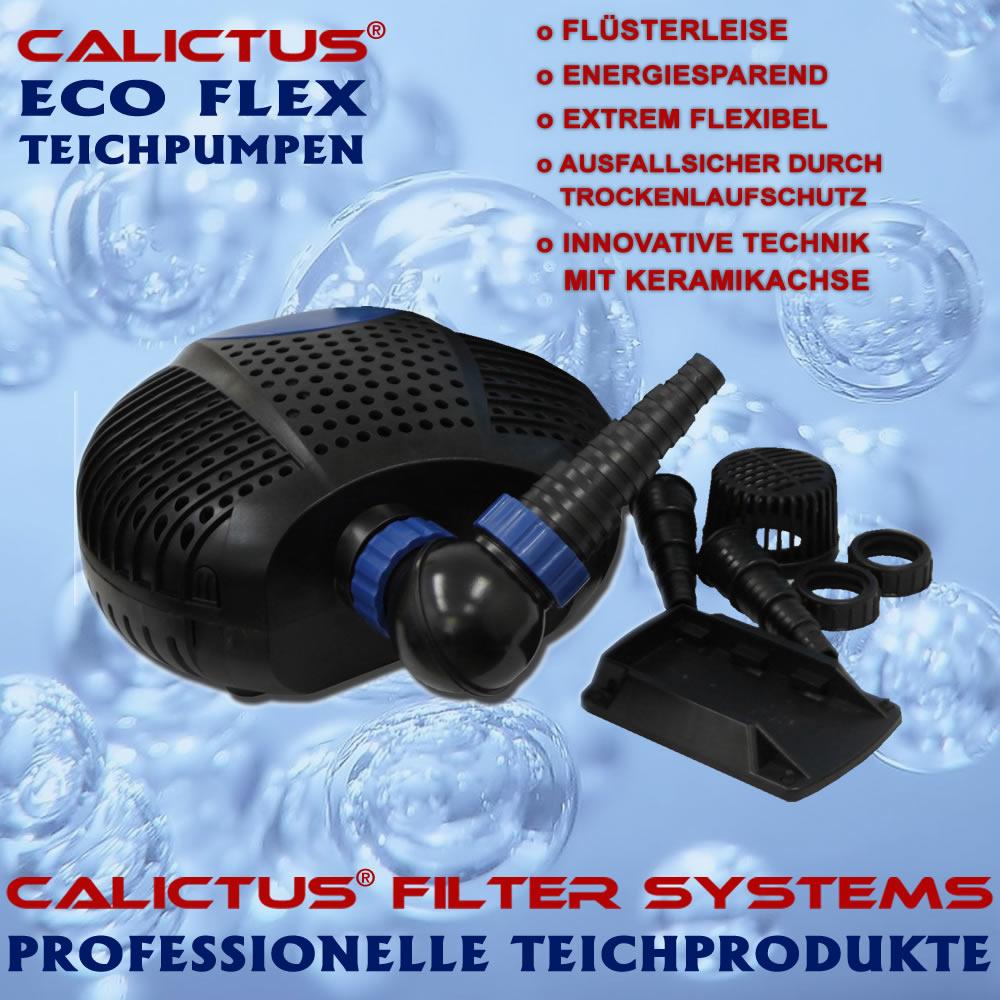 Calictus Eco Flex Teichpumpen - Qualität und Technik von Calictus - den Teichprofis